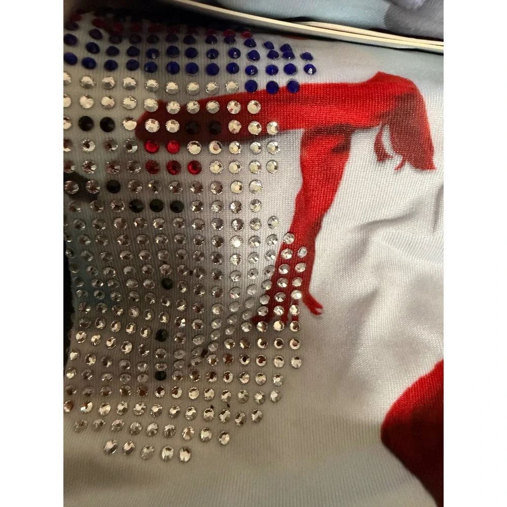 American Eagle Men's Flex Boxer Briefs Small Snowman Rhinestone 6